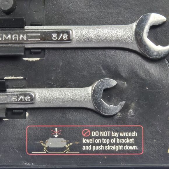 Vintage Craftsman 6 Pc Professional Quick Wrench Set SAE 42356 USA Made 5/8-5/16 - Picture 13 of 16